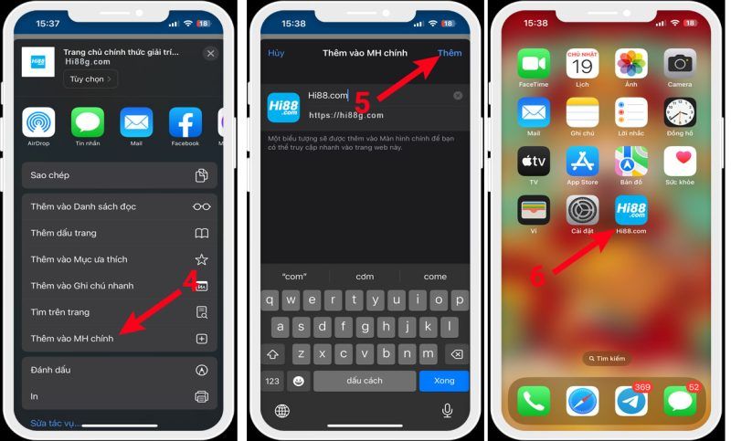 Hướng Dẫn Tải App Hi88 Về Điện Thoại Android và IOS 4 Tải Hi88 cho IOS